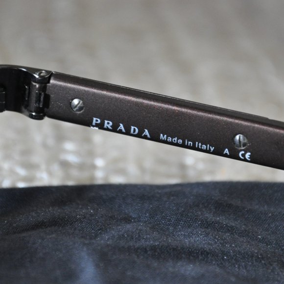 PRADA LINEA ROSSA SPS 541 Brown (Prescription) Sunglasses Frames Hard Shell Case - Picture 8 of 16